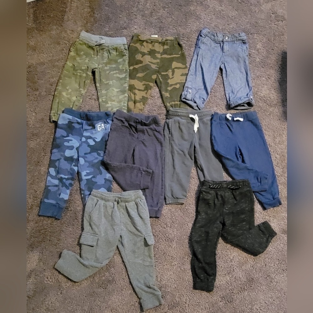 Lot 2t and 24 month boys pants, gap, osh kosh, carters, cat & Jack